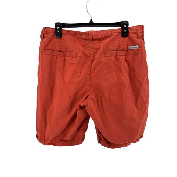 Columbia Men's Orange Washed Out Shorts Size 34 Inseam 10inch - Picture 2 of 4